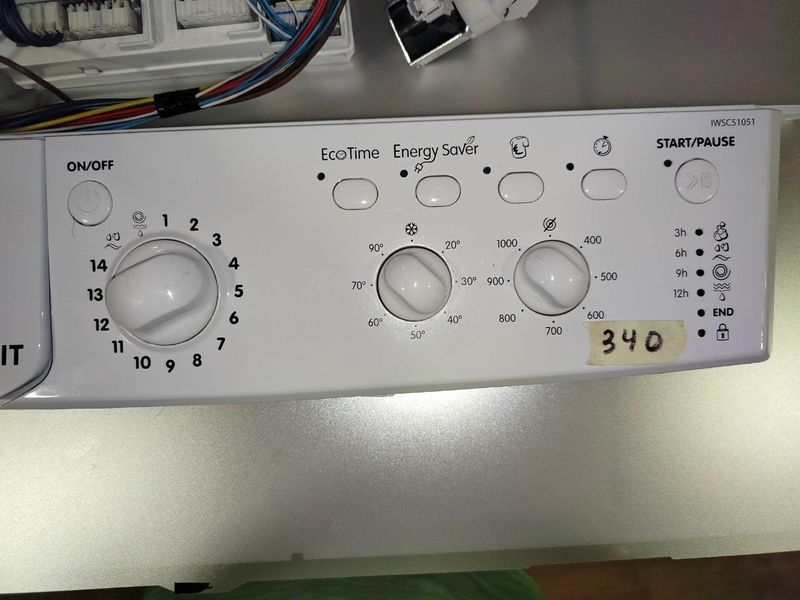 Комплект модулів Indesit IWSC 51051 FW 01.01.23 для пральної машини KEM-0006-340 фото