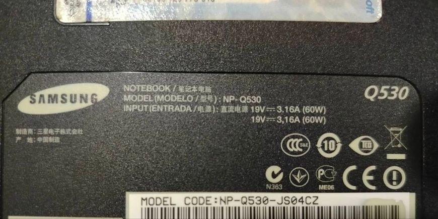 Ноутбук Samsung NP - Q530  NB-0004 фото