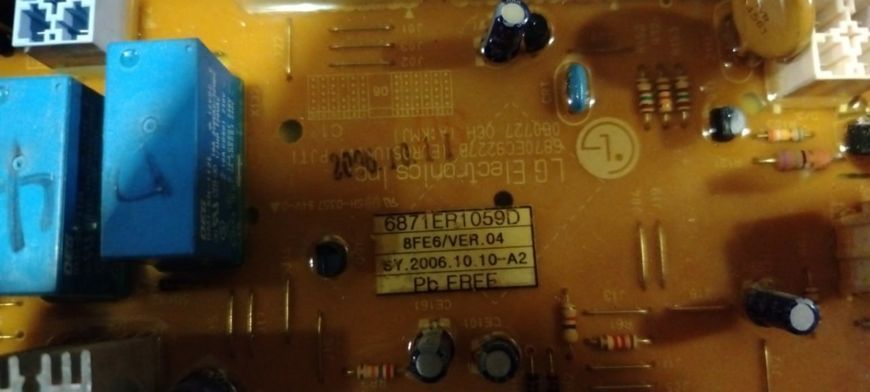 Модуль керування LG 6870EC9227B для пральної машини WD-80384N / WD-10384N MPM-0058-0136 фото