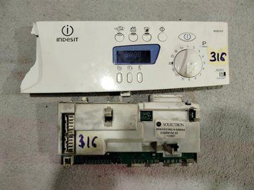 Модуль керування Indesit WISL105X EVO II 21500812501 для пральної машини MPM-0016-0317 фото
